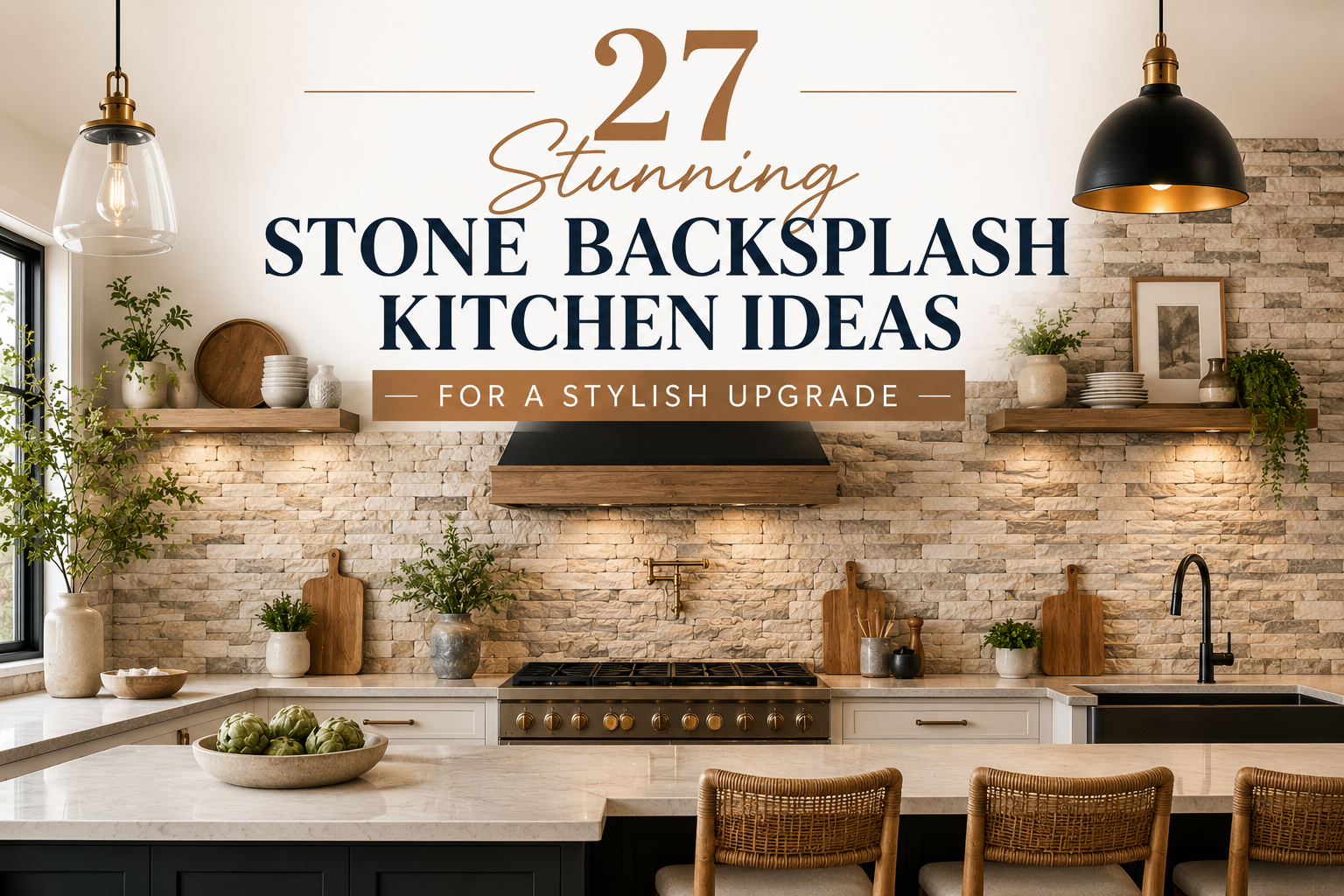 27 Stunning Stone Backsplash Kitchen Ideas for a Stylish Upgrade