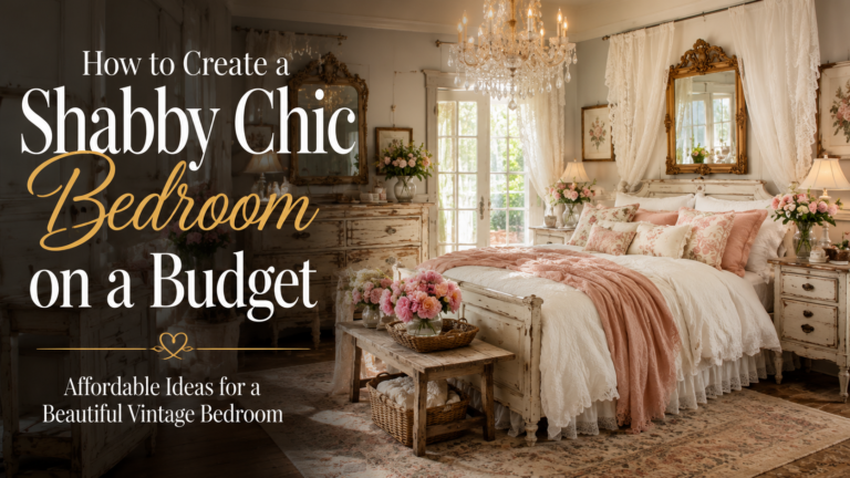 How to Create a Shabby Chic Bedroom on a Budget