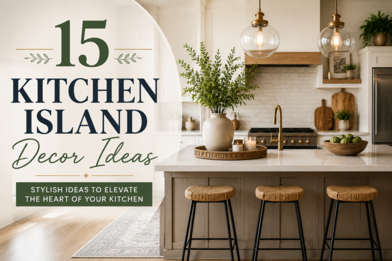 15 Kitchen Island Decor Ideas