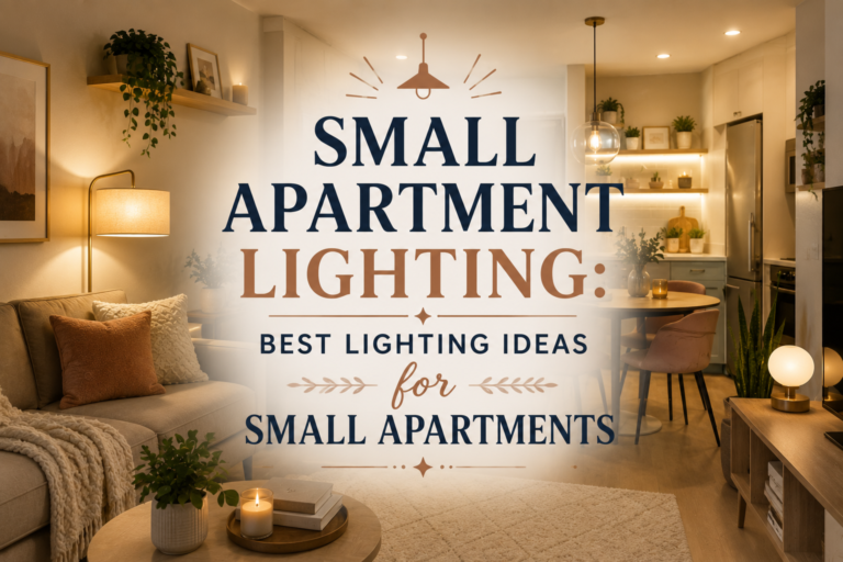 Small Apartment Lighting: Best Lighting Ideas for Small Apartments That Maximize Space