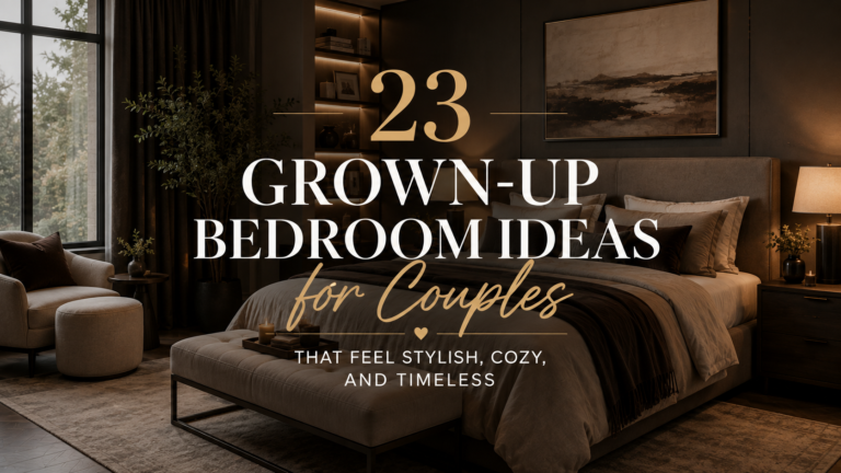 23 Grown-Up Bedroom Ideas for Couples That Feel Stylish, Cozy, and Timeless